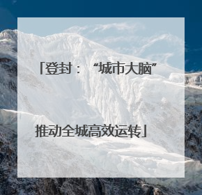 登封：“城市大脑”推动全城高效运转