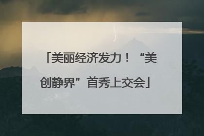 美丽经济发力！“美创静界”首秀上交会