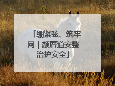 绷紧弦、筑牢网｜颜厝道安整治护安全