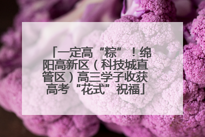 一定高“粽”！绵阳高新区（科技城直管区）高三学子收获高考“花式”祝福