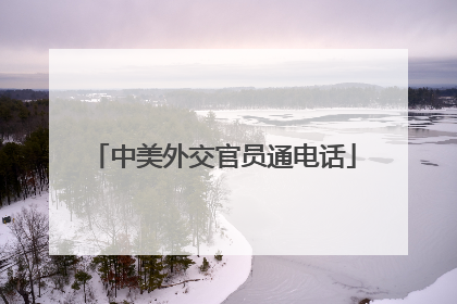 中美外交官员通电话