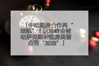 中哈能源合作再“续航”！这场峰会被哈萨克斯坦能源高管点赞“加油”