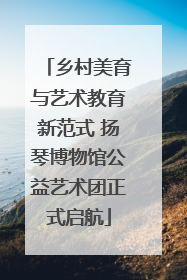 乡村美育与艺术教育新范式 扬琴博物馆公益艺术团正式启航
