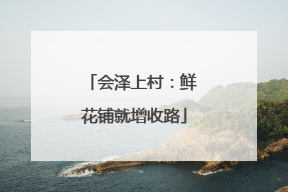 会泽上村：鲜花铺就增收路