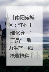 南阳宛城区：驻村干部化身 “三员” 助力生产一线抢收抢种