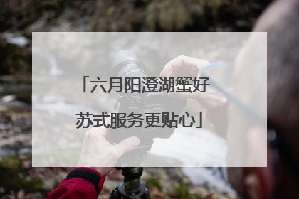 六月阳澄湖蟹好 苏式服务更贴心