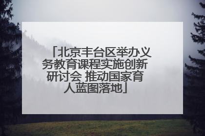 北京丰台区举办义务教育课程实施创新研讨会 推动国家育人蓝图落地