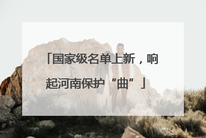国家级名单上新，响起河南保护“曲”