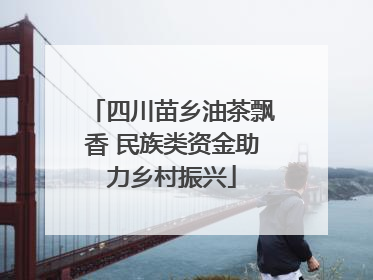 四川苗乡油茶飘香 民族类资金助力乡村振兴