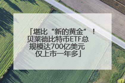 堪比“新的黄金”！贝莱德比特币ETF总规模达700亿美元 仅上市一年多