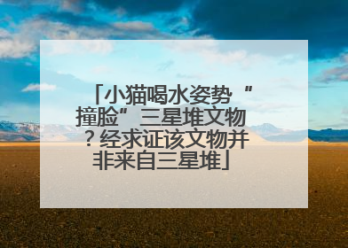 小猫喝水姿势“撞脸”三星堆文物？经求证该文物并非来自三星堆