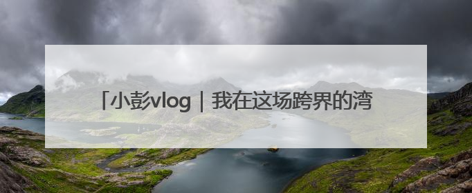 小彭vlog｜我在这场跨界的湾区论坛上，出了一道高考题……