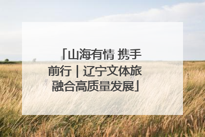 山海有情 携手前行｜辽宁文体旅融合高质量发展