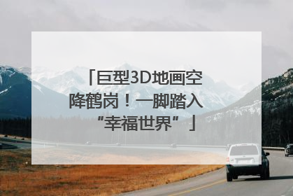 巨型3D地画空降鹤岗！一脚踏入“幸福世界”