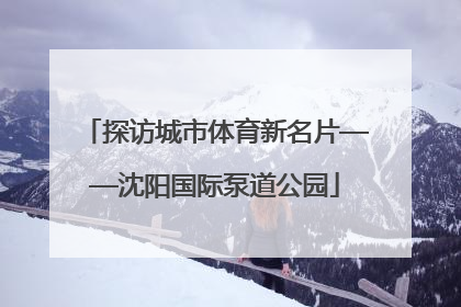 探访城市体育新名片——沈阳国际泵道公园