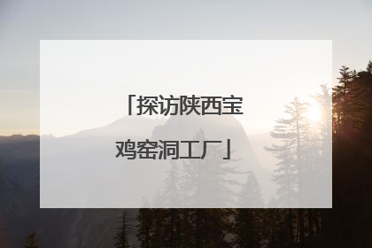 探访陕西宝鸡窑洞工厂