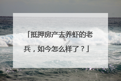 抵押房产去养虾的老兵，如今怎么样了？