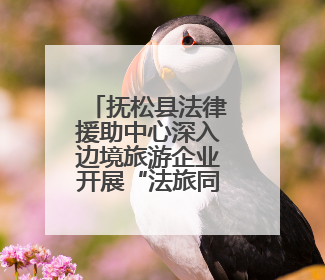 抚松县法律援助中心深入边境旅游企业开展“法旅同行”主题宣传活动