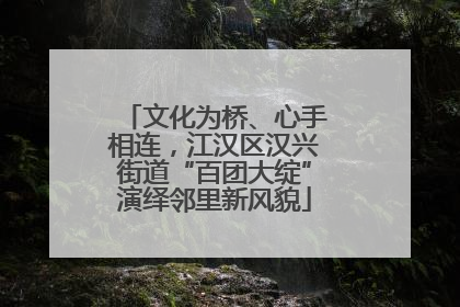 文化为桥、心手相连，江汉区汉兴街道“百团大绽”演绎邻里新风貌