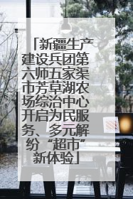 新疆生产建设兵团第六师五家渠市芳草湖农场综治中心开启为民服务、多元解纷“超市”新体验