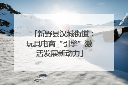 新野县汉城街道：玩具电商“引擎”激活发展新动力