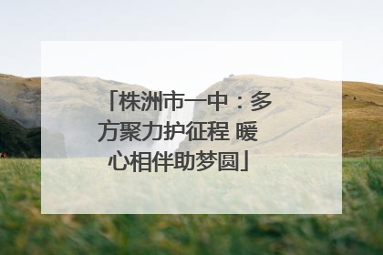 株洲市一中：多方聚力护征程 暖心相伴助梦圆