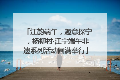 江韵端午，趣意探宁，杨柳村·江宁端午非遗系列活动圆满举行