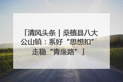 清风头条｜桑植县八大公山镇：系好“思想扣” 走稳“青廉路”