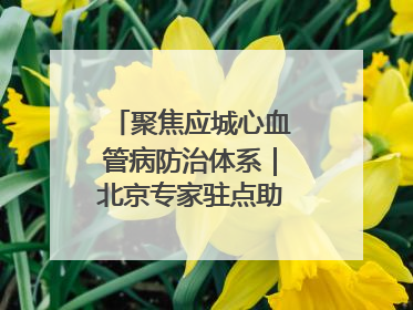 聚焦应城心血管病防治体系｜北京专家驻点助力县域心血管诊疗技术突破