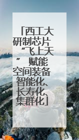 西工大研制芯片“飞上天” 赋能空间装备智能化、长寿化、集群化
