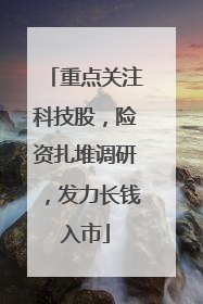 重点关注科技股，险资扎堆调研，发力长钱入市