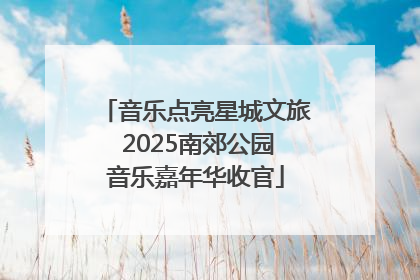 音乐点亮星城文旅 2025南郊公园音乐嘉年华收官