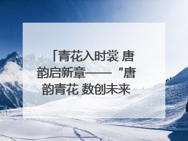 青花入时裳 唐韵启新章——“唐韵青花 数创未来”数字文创设计大赛启幕