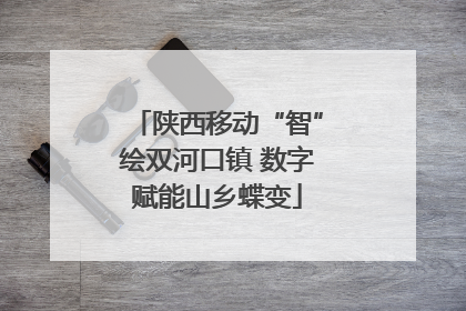 陕西移动“智”绘双河口镇 数字赋能山乡蝶变