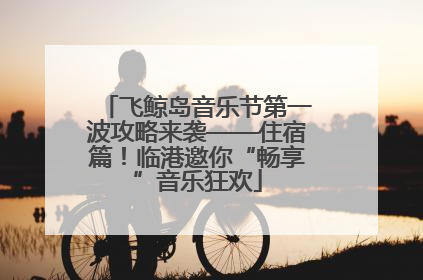 飞鲸岛音乐节第一波攻略来袭——住宿篇！临港邀你“畅享”音乐狂欢