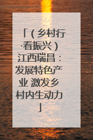 （乡村行·看振兴）江西瑞昌：发展特色产业 激发乡村内生动力