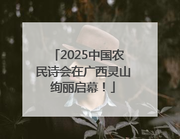 2025中国农民诗会在广西灵山绚丽启幕！